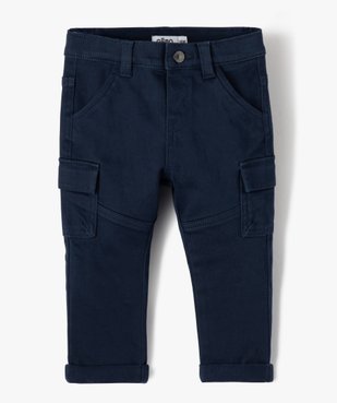 Pantalon avec poches à rabat bébé vue1 - GEMO 4G BEBE - GEMO