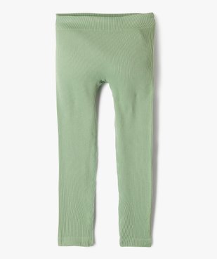 Legging long en maille côtelée extensible fille vue4 - GEMO (ENFANT) - GEMO