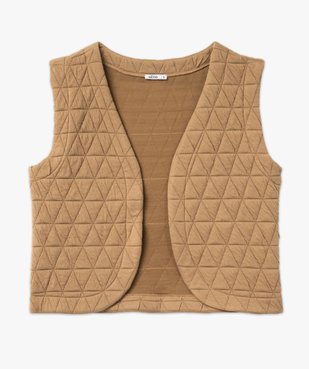 Gilet sans manches en matière matelassée femme vue4 - GEMO(FEMME PAP) - GEMO