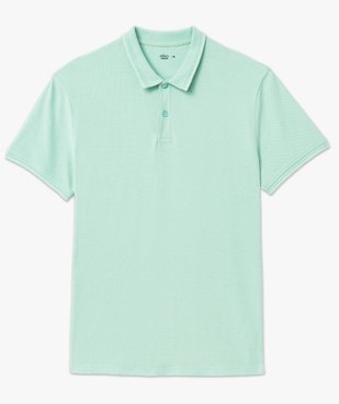 Polo à manches courtes en maille piquée homme vue4 - GEMO 4G HOMME - GEMO