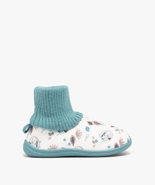 Chaussons garçon imprimés en velours ras et col chaussette vue1 - GEMO (ENFANT) - GEMO