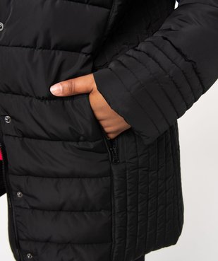 Manteau femme grande taille matelassé avec col doublé vue3 - GEMO (G TAILLE) - GEMO