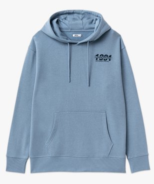 Sweat à capuche avec inscriptions dans le dos homme vue4 - GEMO (HOMME) - GEMO