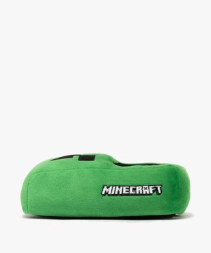 Chaussons garçon en volume à bout carré Minecraft vue3 - MINECRAFT - GEMO