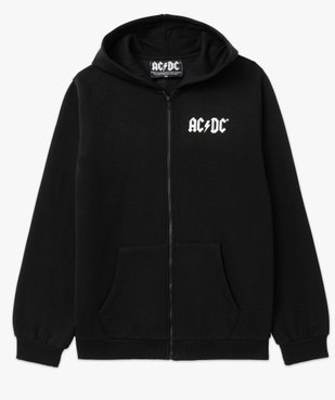 Sweat à capuche zippé imprimé homme - AC/DC vue4 - ACDC - GEMO