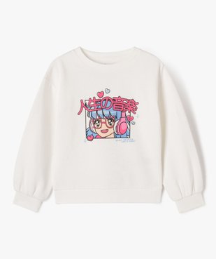 Sweat molletonné avec motif fille vue2 - GEMO (ENFANT) - GEMO