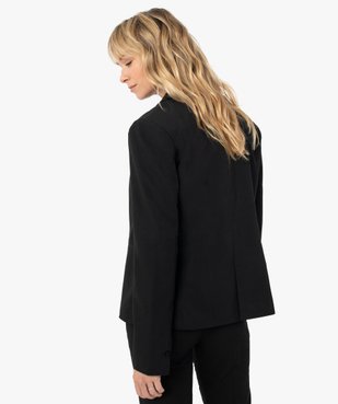 Veste femme unie fermeture 1 bouton vue3 - GEMO(FEMME PAP) - GEMO