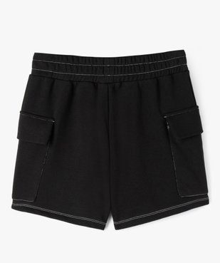 Short ample à en molleton à poches cargo fille vue3 - GEMO (JUNIOR) - GEMO