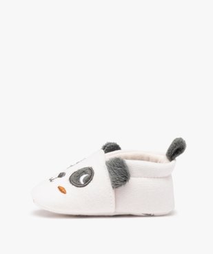 Chaussons de naissance bébé garçon panda vue3 - GEMO 4G BEBE - GEMO