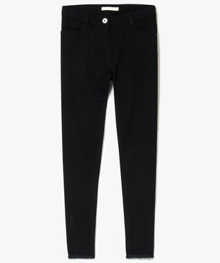 Pantalon en toile stretch bas frangés vue1 - GEMO (JUNIOR) - GEMO