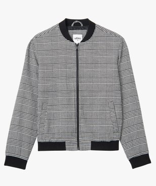 Blouson homme léger à motif pied de poule vue4 - GEMO (HOMME) - GEMO