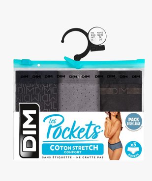 Lot de 3 shorties pockets de DIM vue2 - DIM - GEMO