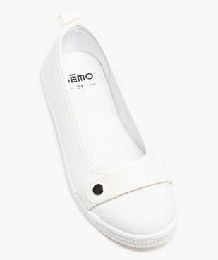 Ballerines fille en toile avec bout renforcé vue5 - GEMO (ENFANT) - GEMO