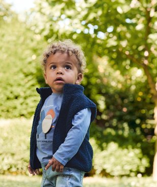 Blouson à capuche avec gilet amovible bébé garçon vue7 - GEMO 4G BEBE - GEMO