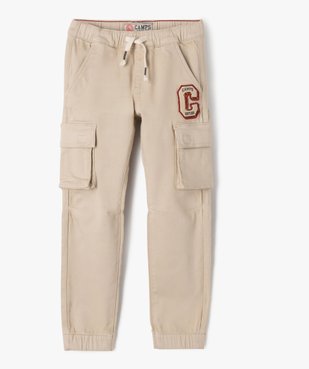 Pantalon cargo en coton stretch garçon - Camps United vue2 - CAMPS - GEMO