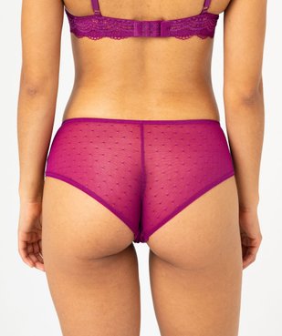 Shorty en dentelle et tulle femme (lot de 2) vue2 - GEMO(HOMWR FEM) - GEMO