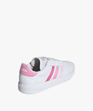 Baskets femme unies à bandes colorées avec lacets – Adidas vue4 - ADIDAS - GEMO