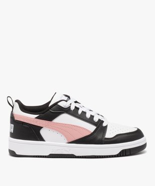 Baskets femme tricolores style rétro à lacets - Puma Rebound vue1 - PUMA - GEMO