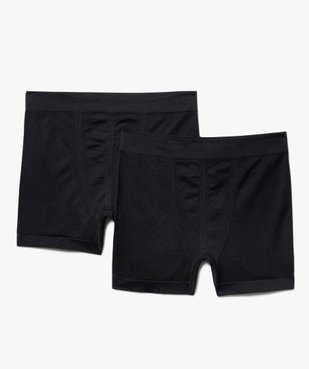 Boxer en maille extensible sans coutures uni homme (lot de 2) vue3 - GEMO(HOMWR HOM) - GEMO