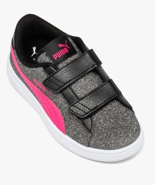 Baskets fille à paillettes et à scratch - Puma vue5 - PUMA - GEMO