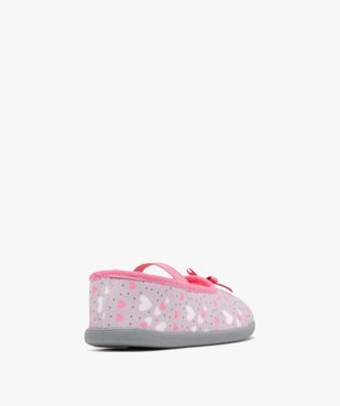 Chaussons ballerines motifs coeurs fille vue4 - GEMO (ENFANT) - GEMO