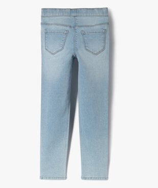 Jegging délavé avec taille ajustable fille vue3 - GEMO 4G FILLE - GEMO