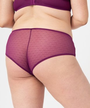 Shorty en dentelle et tulle femme grande taille vue2 - GEMO(HOMWR FEM) - GEMO