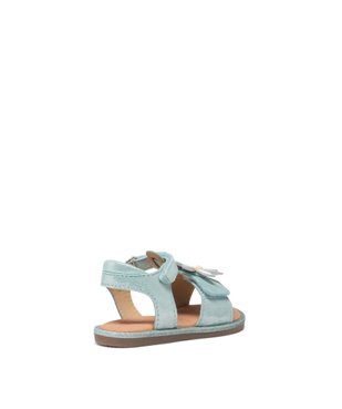 Sandales bébé fille en cuir métallisé avec fleur fantaisie - MOD8 vue4 - MOD8 - GEMO