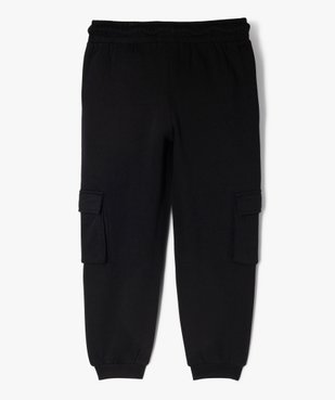 Pantalon de jogging avec poches à rabat fille vue4 - GEMO 4G FILLE - GEMO