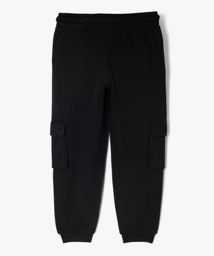 Pantalon de jogging avec poches à rabat fille vue4 - GEMO 4G FILLE - GEMO