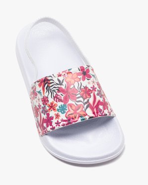 Mules de piscine fille avec bride talon élastique et bandeau imprimé fleurs vue5 - GEMO (ENFANT) - GEMO