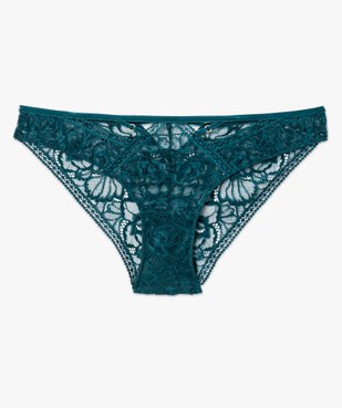 Culotte en dentelle et velours femme vue4 - GEMO(HOMWR FEM) - GEMO