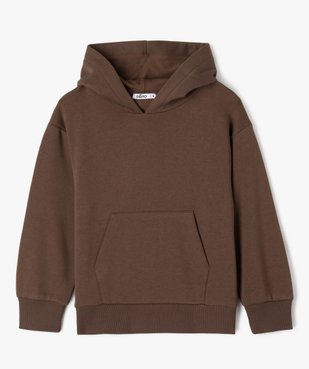 Sweat à capuche et poche kangourou garçon vue1 - GEMO (ENFANT) - GEMO