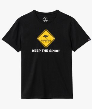 Tee-shirt manches courtes imprimé homme - Roadsign vue4 - ROADSIGN D - GEMO