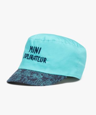 Casquette en toile brodé et imprimée bébé garçon vue1 - GEMO(BEBE DEBT) - GEMO