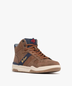 Baskets homme mid-cut avec détails denim - Lee Cooper vue3 - LEE COOPER - GEMO