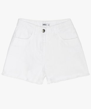 Short fille taille haute et finition franges vue1 - GEMO (JUNIOR) - GEMO