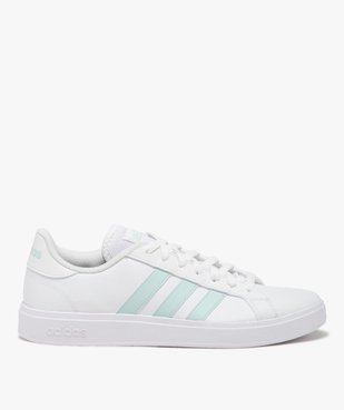 Baskets femme unies à bandes colorées avec lacets – Adidas vue1 - ADIDAS - GEMO