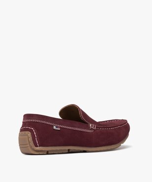 Mocassins homme unis en cuir velours vue5 - URBAN STEPS GEMO FOR GOOD - GEMO