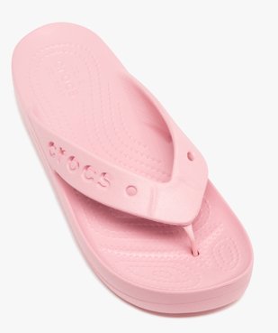 Tongs femme à semelle épaisse Baya Platform Flip - Crocs vue5 - CROCS - GEMO