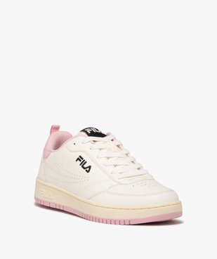 Baskets femme unie à détails colorés avec semelle épaisse - Fila vue2 - FILA - GEMO