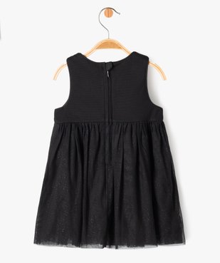 Robe fête en tulle avec sequins et paillettes bébé fille vue4 - GEMO(BEBE DEBT) - GEMO