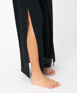 Pantalon de plage femme ouvert sur l’avant vue2 - GEMO 4G FEMME - GEMO