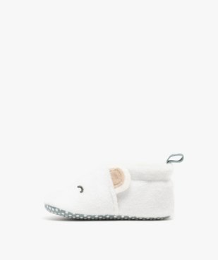 Chaussons de naissance en velours motif ours bébé garçon vue3 - LITTLE LOVE GEMO FOR GOOD - GEMO