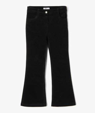 Pantalon en velours côtelé coupe flare fille vue1 - GEMO (ENFANT) - GEMO