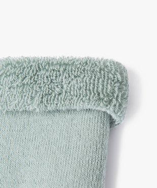 Chaussettes en maille bouclette imprimées bébé (lot de 2) vue4 - GEMO 4G BEBE - GEMO