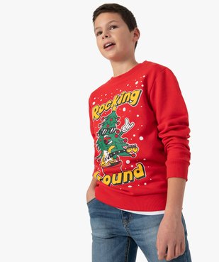 Sweat garçon avec motif spécial Noël vue1 - GEMO (JUNIOR) - GEMO