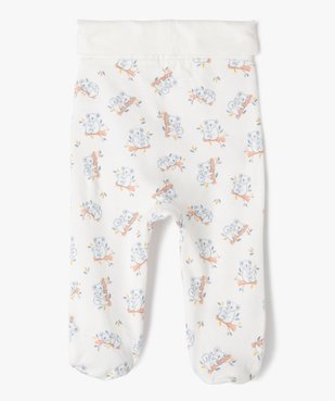 Pantalon à pieds et ceinture élastique en jersey bébé (lot de 2) vue4 - GEMO(BB COUCHE) - GEMO