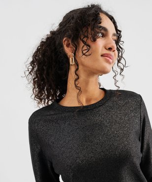 Sweat en maille pailletée femme vue2 - GEMO(FEMME PAP) - GEMO