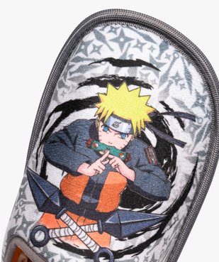 Chaussons homme mules en velours imprimé - Naruto vue6 - NARUTO - GEMO